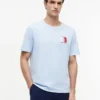 Tricou cu logo monogramă colorblock Tricou cu logo monogramă colorblock