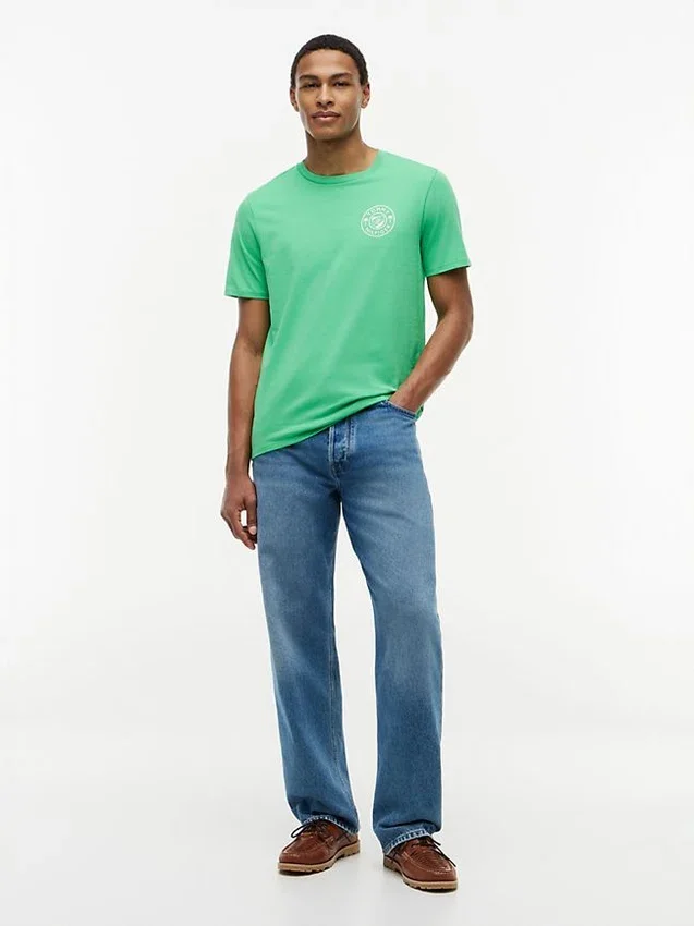 Tricou cu logo palmier Tricou cu logo palmier