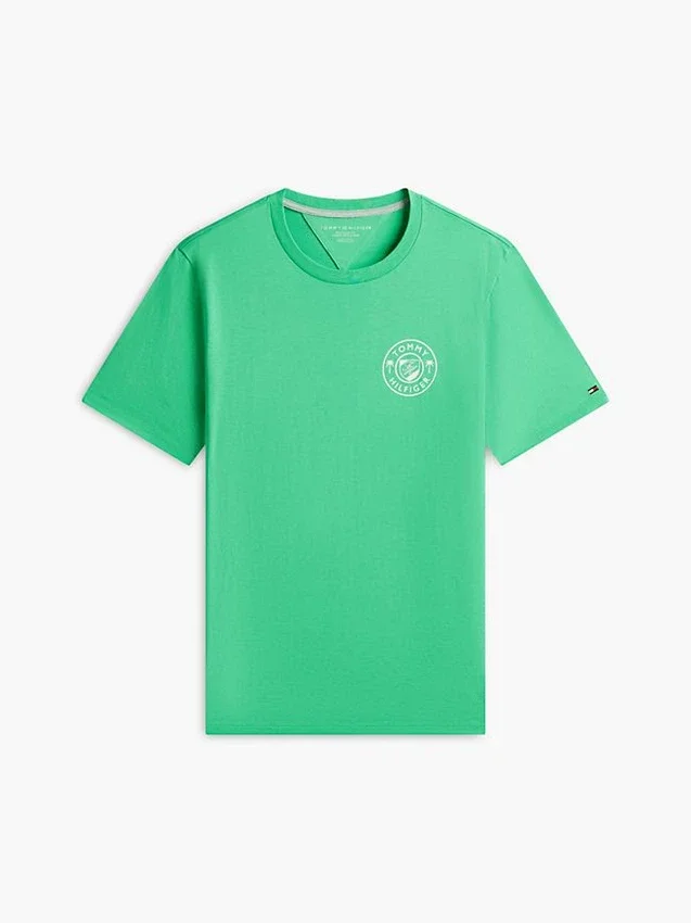 Tricou cu logo palmier Tricou cu logo palmier