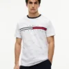 Tricou cu logo Signature Flag Stripe Tricou cu logo Signature Flag Stripe