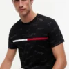 Tricou cu logo Signature Flag Stripe