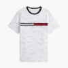 Tricou cu logo Signature Flag Stripe Tricou cu logo Signature Flag Stripe