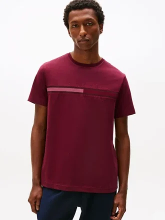 Tricou cu logo steag în nuanțe Tricou cu logo steag în nuanțe