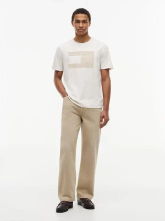 Tricou cu logo steag în nuanțe
