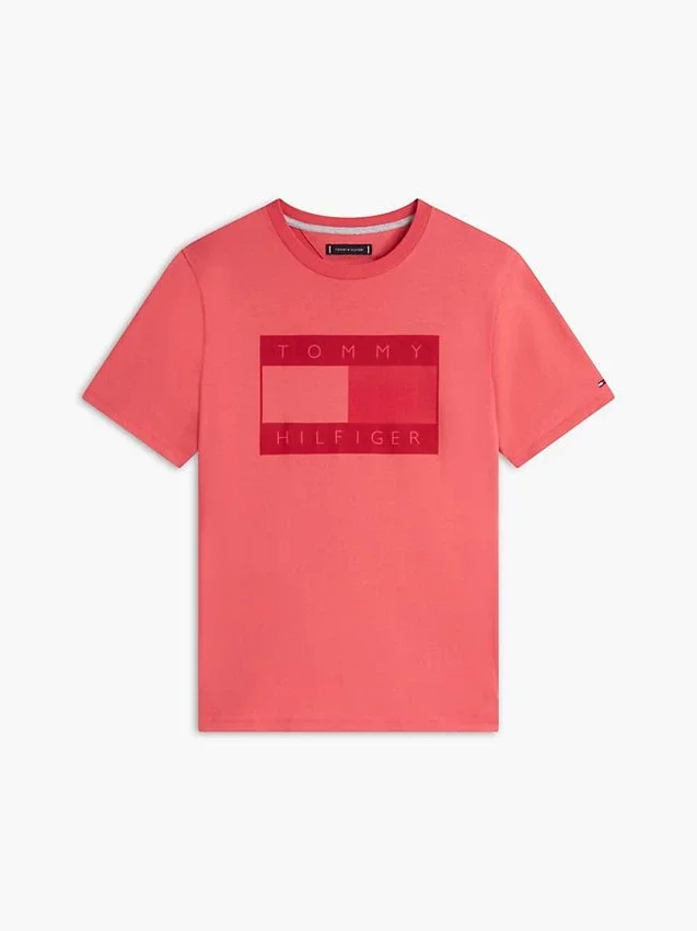 Tricou cu logo steag în nuanțe Tricou cu logo steag în nuanțe