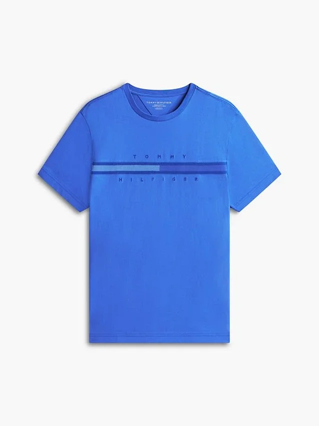 Tricou cu logo steag în nuanțe Tricou cu logo steag în nuanțe