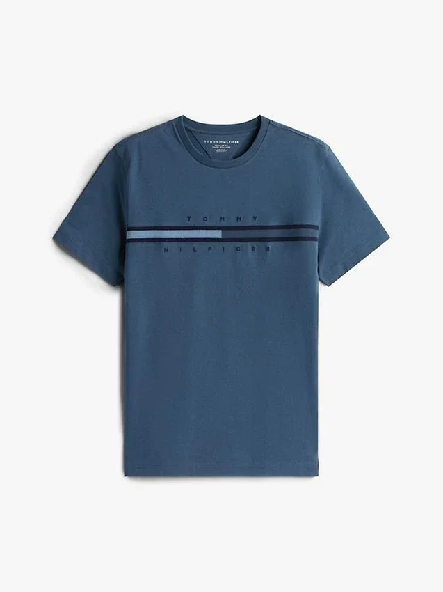 Tricou cu logo steag în nuanțe Tricou cu logo steag în nuanțe