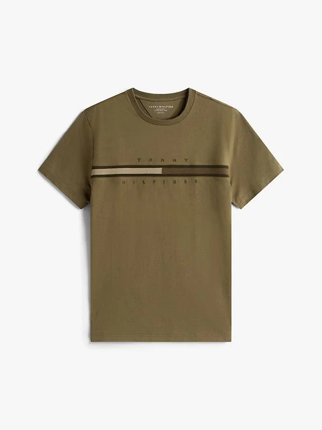 Tricou cu logo steag în nuanțe Tricou cu logo steag în nuanțe