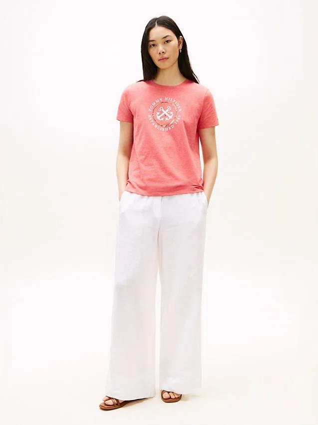 Tricou cu logo TH Anchor Tricou cu logo TH Anchor