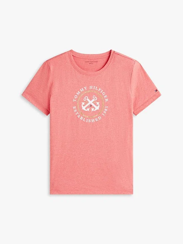 Tricou cu logo TH Anchor Tricou cu logo TH Anchor