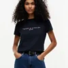 Tricou cu logo Tommy brodat Tricou cu logo Tommy brodat