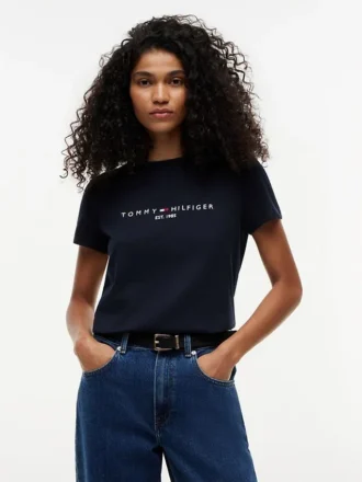 Tricou cu logo Tommy brodat