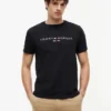 Tricou cu logo Tommy brodat Tricou cu logo Tommy brodat