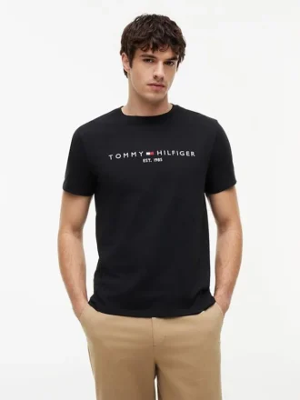 Tricou cu logo Tommy brodat
