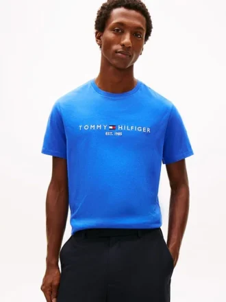 Tricou cu logo Tommy brodat