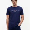 Tricou cu logo Tommy brodat Tricou cu logo Tommy brodat