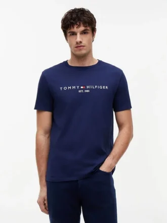 Tricou cu logo Tommy brodat