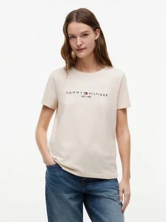 Tricou cu logo Tommy brodat
