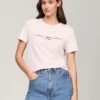 Tricou cu logo Tommy brodat Tricou cu logo Tommy brodat