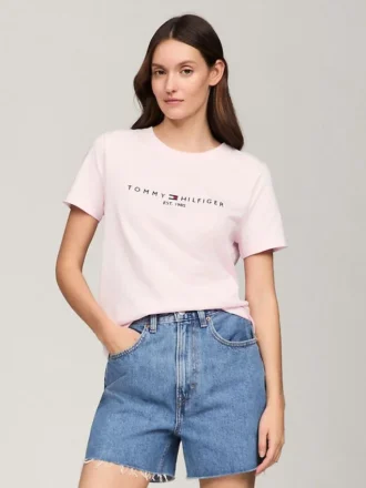 Tricou cu logo Tommy brodat
