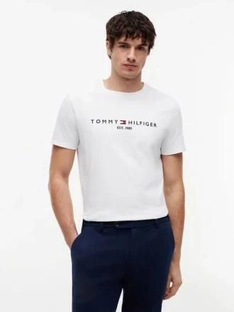 Tricou cu logo Tommy brodat