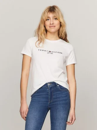 Tricou cu logo Tommy brodat