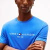 Tricou cu logo Tommy brodat Tricou cu logo Tommy brodat