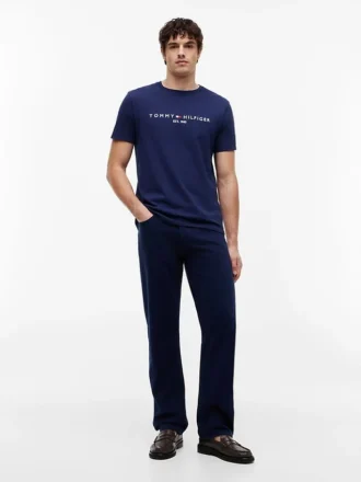 Tricou cu logo Tommy brodat