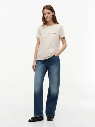 Tricou cu logo Tommy brodat