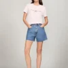 Tricou cu logo Tommy brodat Tricou cu logo Tommy brodat