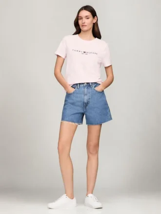 Tricou cu logo Tommy brodat