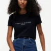 Tricou cu logo Tommy brodat Tricou cu logo Tommy brodat