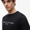 Tricou cu logo Tommy brodat Tricou cu logo Tommy brodat
