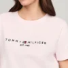 Tricou cu logo Tommy brodat Tricou cu logo Tommy brodat