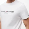Tricou cu logo Tommy brodat Tricou cu logo Tommy brodat