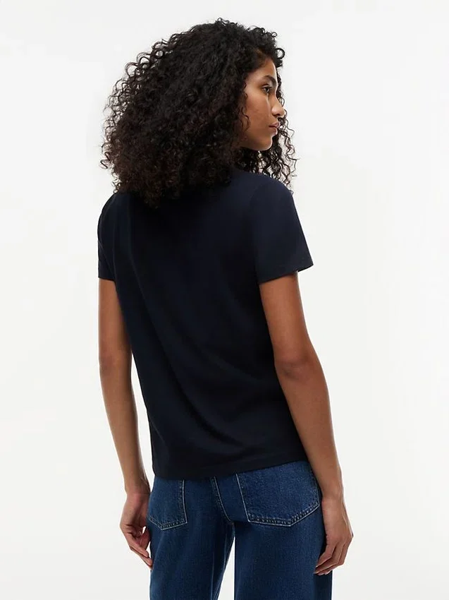 Tricou cu logo Tommy brodat Tricou cu logo Tommy brodat