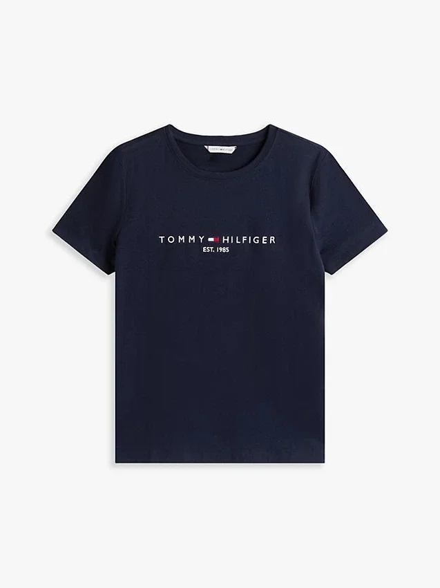 Tricou cu logo Tommy brodat Tricou cu logo Tommy brodat