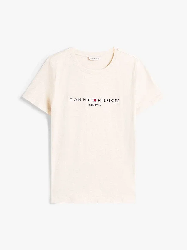 Tricou cu logo Tommy brodat Tricou cu logo Tommy brodat