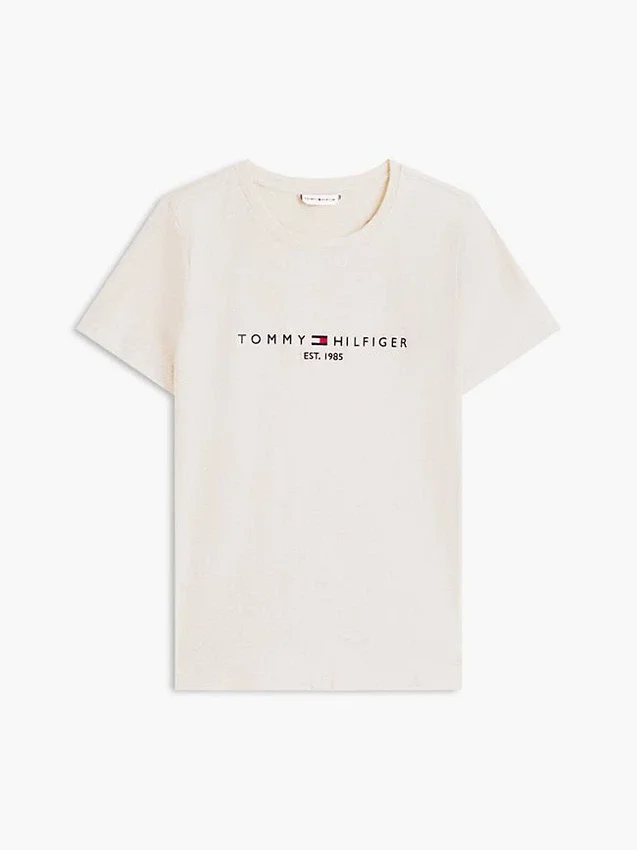 Tricou cu logo Tommy brodat Tricou cu logo Tommy brodat