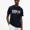 Tricou cu logo Tommy x US SailGP Team Tricou cu logo Tommy x US SailGP Team
