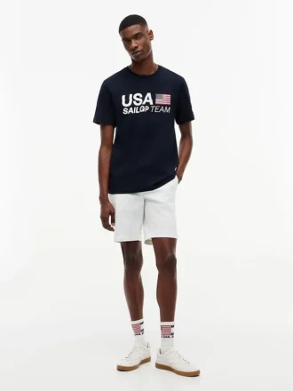 Tricou cu logo Tommy x US SailGP Team