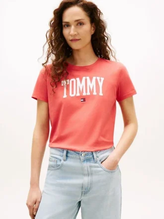 Tricou cu logo Varsity Tommy