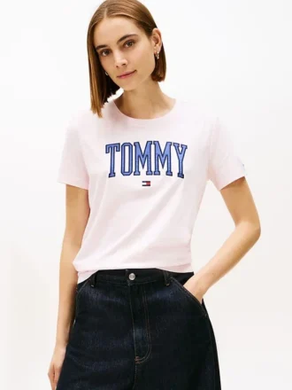 Tricou cu logo Varsity Tommy