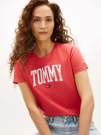 Tricou cu logo Varsity Tommy