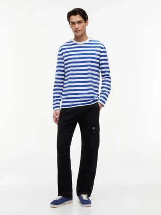 Tricou cu mâneci lungi și dungi Tommy Jeans