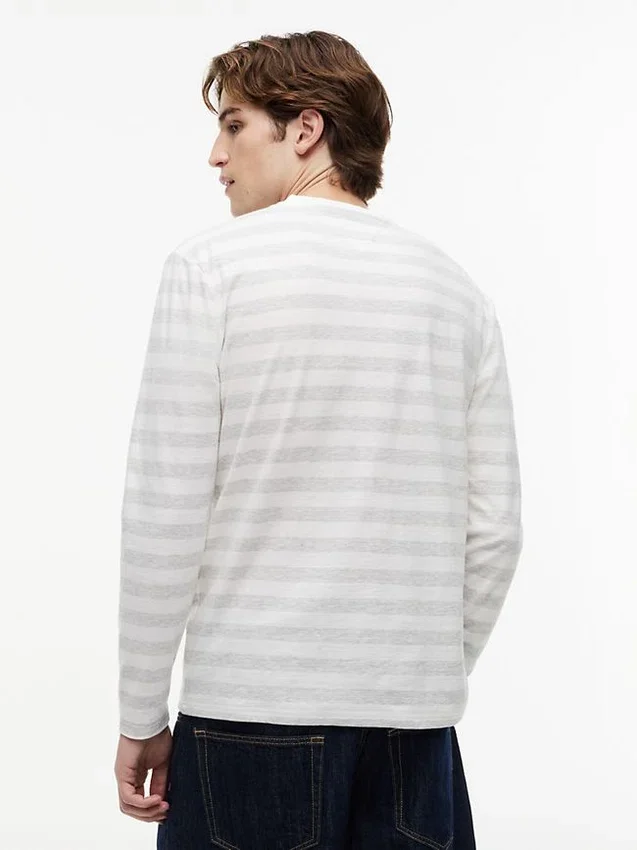 Tricou cu mâneci lungi și dungi Tommy Jeans Tricou cu mâneci lungi și dungi Tommy Jeans