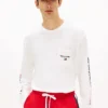 Tricou cu mâneci lungi și logo LA de la Tommy Jeans Tricou cu mâneci lungi și logo LA de la Tommy Jeans