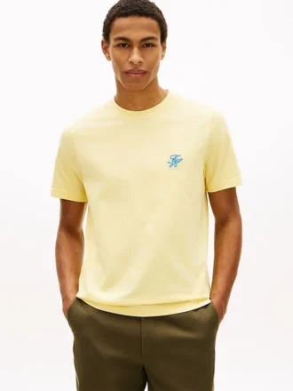Tricou cu monogramă brodată