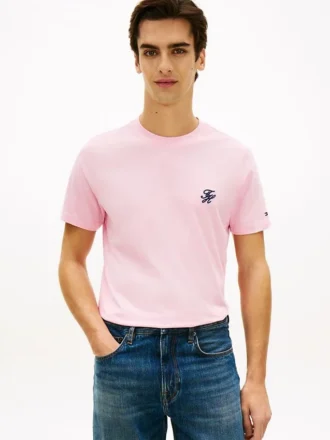 Tricou cu monogramă brodată