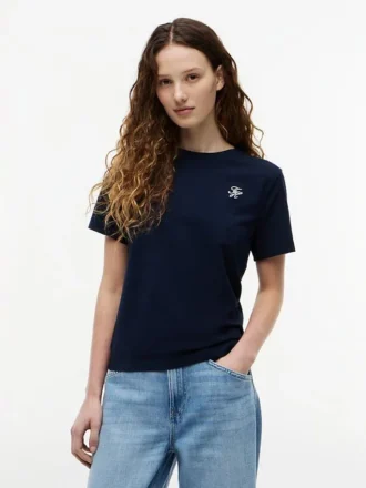 Tricou cu monogramă brodată
